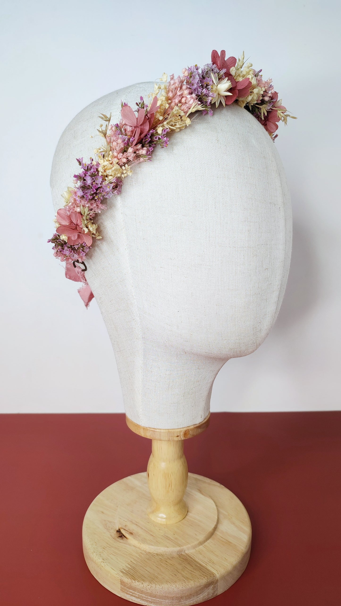 Couronne de tête Rosy