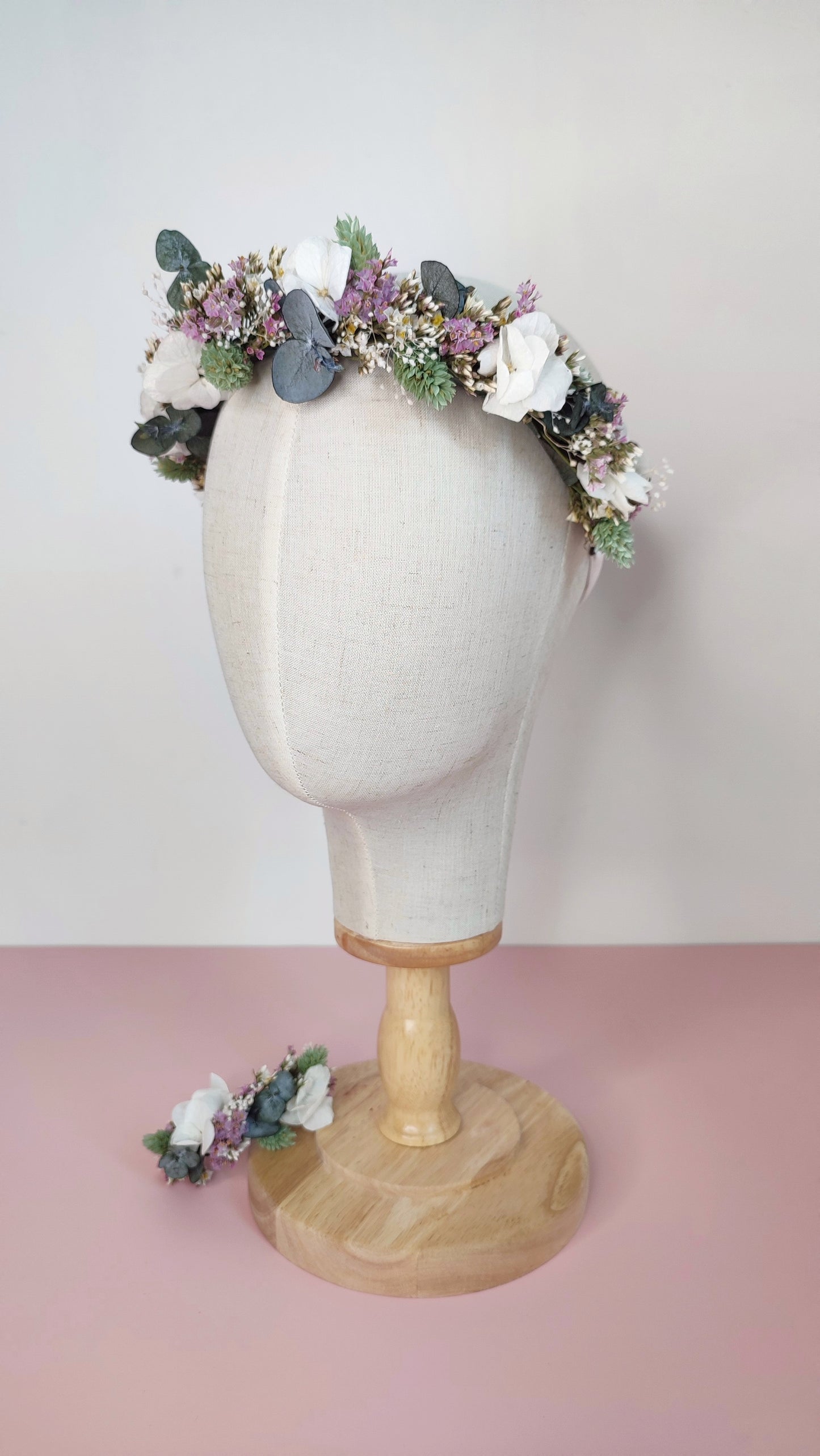 Couronne de tête Mia et son bracelet